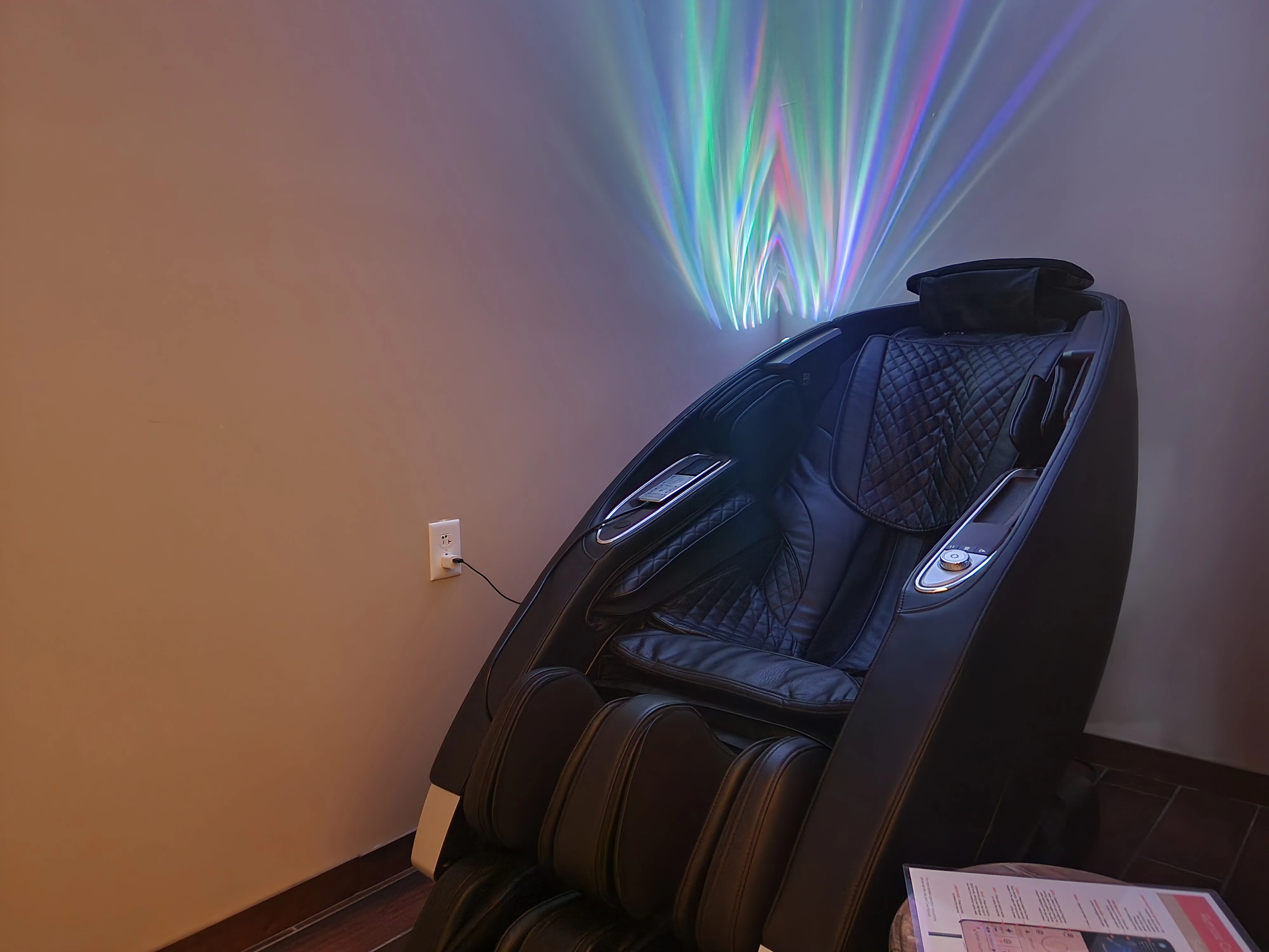An image of a massage chair